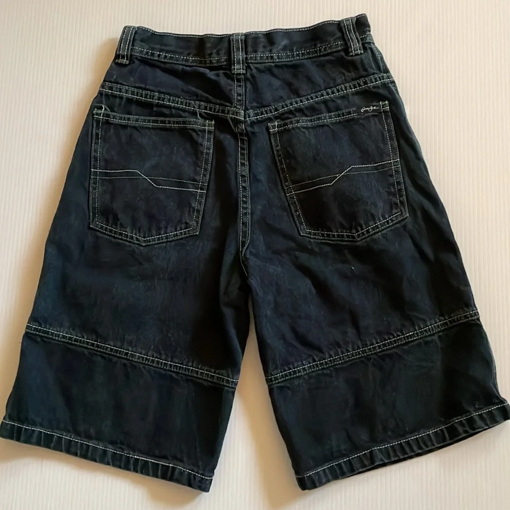 Sean John dark denim jeans shorts.  Boys size 12